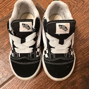 Vans Black and White Classic Sneakers